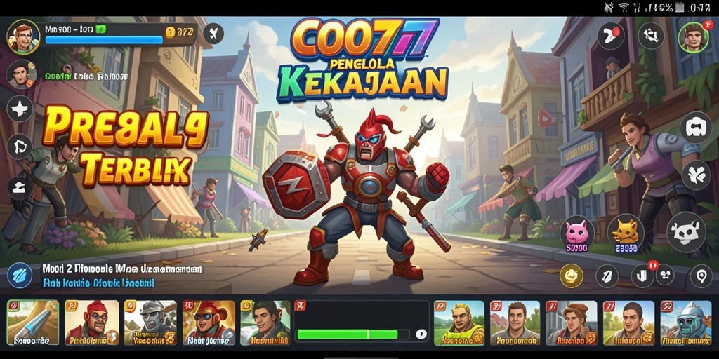 Screenshot utama COO77 menampilkan gameplay seru pengelolaan bisnis.