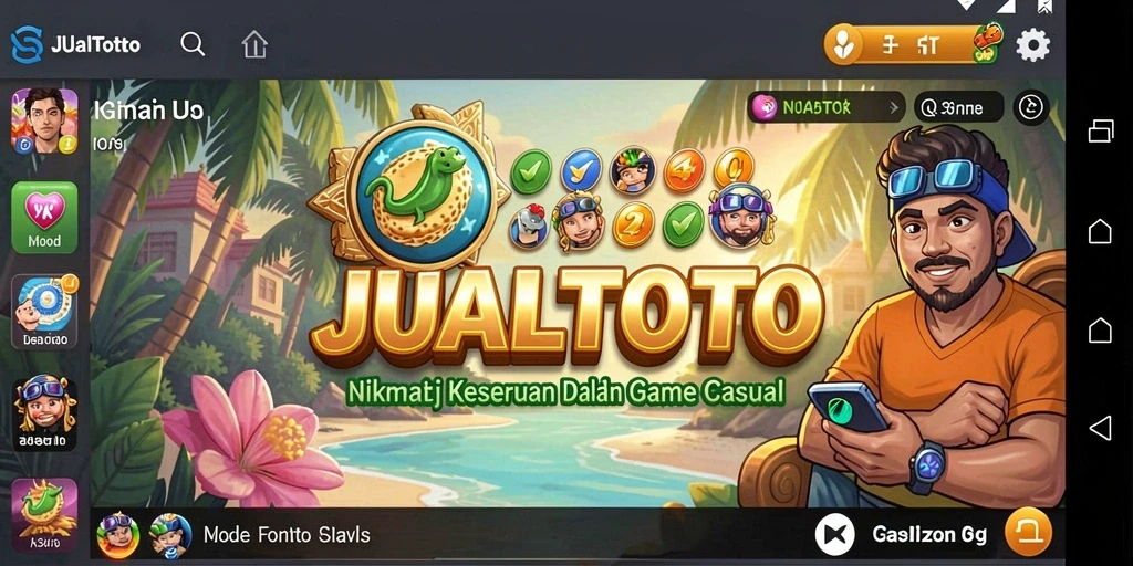 Screenshot utama JUALTOTO menampilkan gameplay yang seru dan menyenangkan.