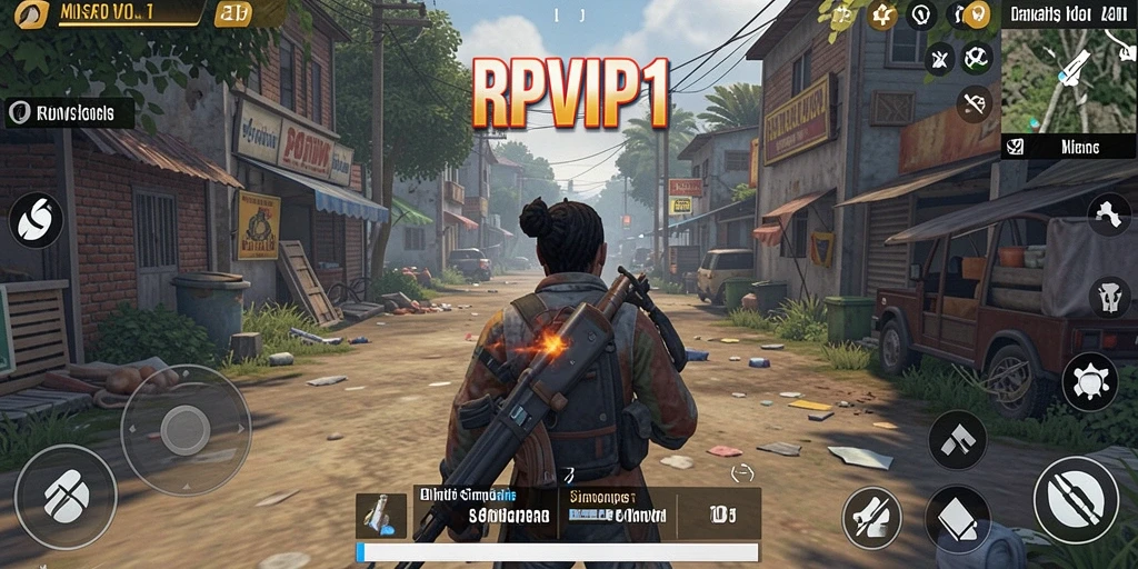 Tampilan gameplay RPVIP1 menampilkan suasana kehidupan yang mendetail dan interaktif.