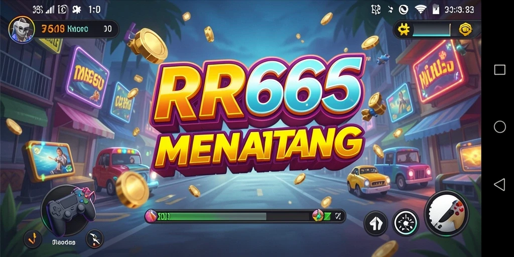 Tampilan gameplay RR666 yang penuh aksi dan tantangan.