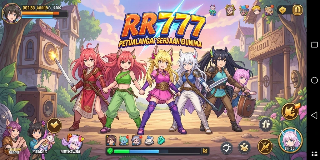 Tampilan gameplay Anime yang menampilkan karakter dan lingkungan yang menakjubkan.