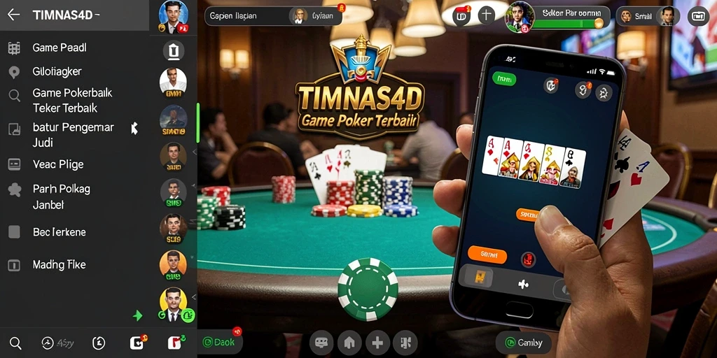 Screenshot utama TIMNAS4D menampilkan gameplay Poker yang menarik.