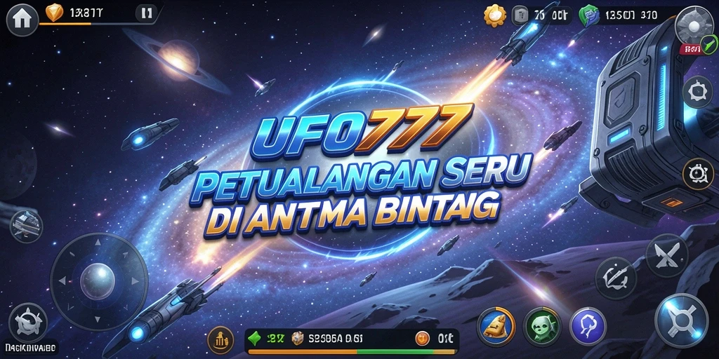 Tampilan gameplay UFO777 yang menampilkan petualangan luar angkasa yang mendebarkan.